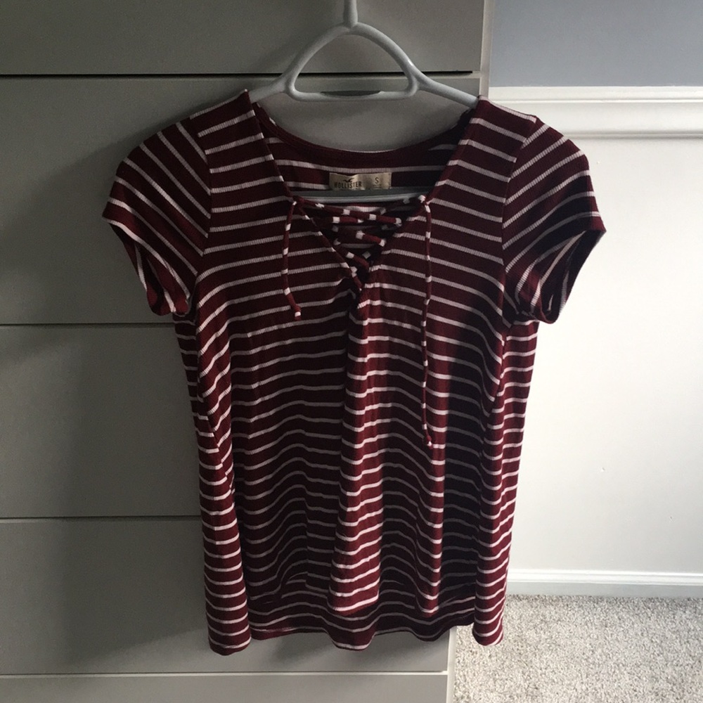 Red & White Striped Shirt